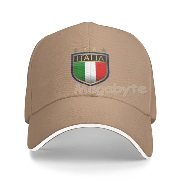 Italia Italien Italiensk Flagga Vuxenkeps Justerbar Cowboyhatt Basebollkeps Pappa