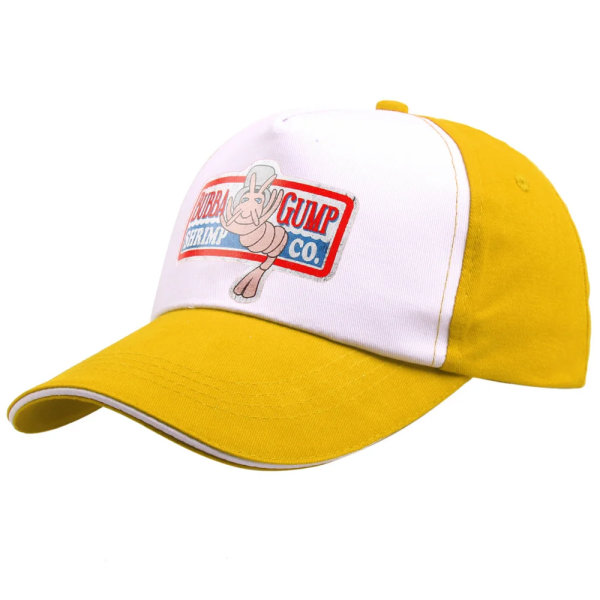 Justerbar Bubba Gump Basebollkeps med Shrimp Co. Broderad Hatt Forest Gump C12