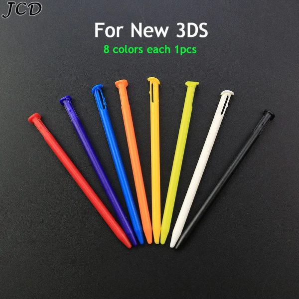 JCD Plastic Stylus Touch Pen för 2DS 3DS XL LL Ny 2DS XL Ny 3DS XL Wii metall teleskopisk Stylus för DS Lite NDS NDSL NDSi XL For New 3DS
