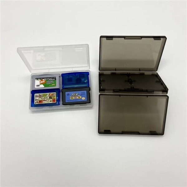 Spelförvaringslåda uppsamlingslåda skyddslåda spelkortlåda för Gameboy ADVANCE GBA GBASP-spel Clear