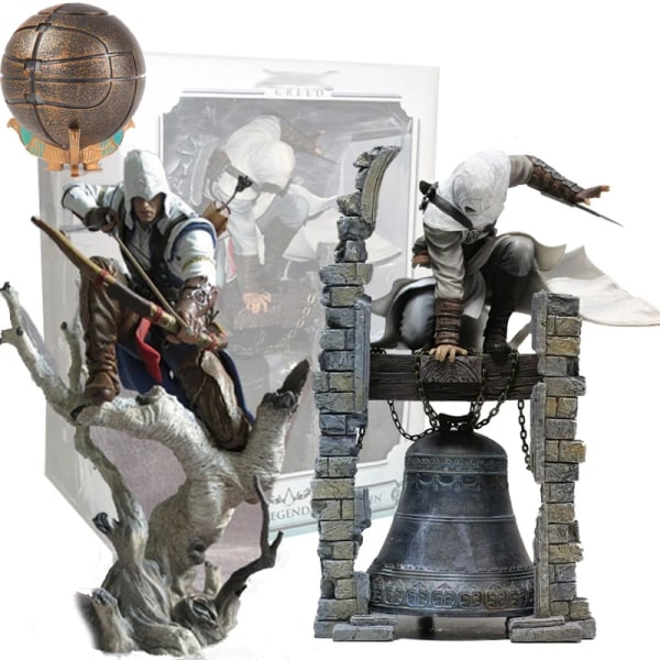 Assassins Creed Altair Den legendariska Conner Actionfigur Eden Apple of Eden-figur Samlarmodell Archetype Toy 30CM With Box