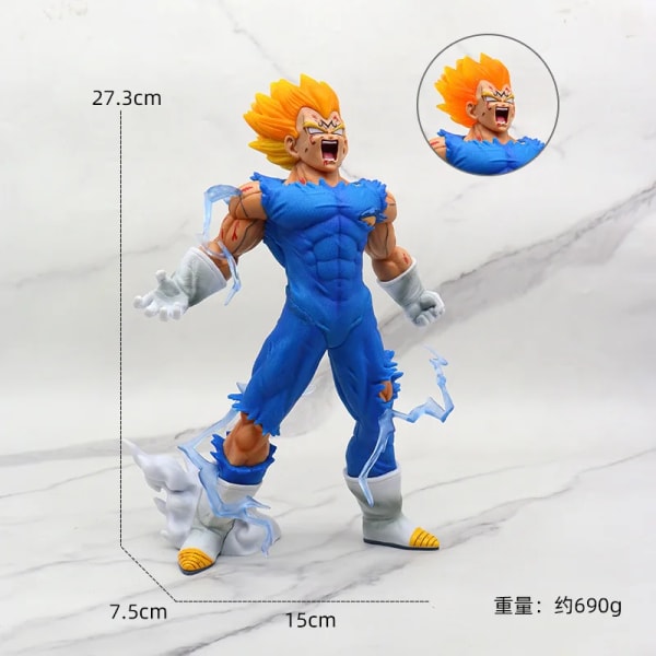 Anime Dragon Ball Z Självförstörande Majin Vegeta Collection Figurfigur Leksaksdocka