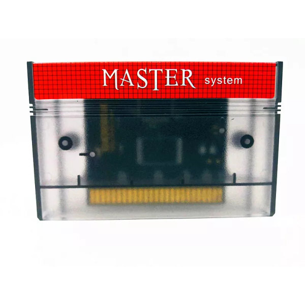 DIY 600 i 1 Master System Game Cartridge för USA EUR SEGA Master System Game Console Card Clear