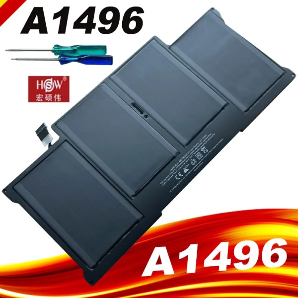 Laptopbatteri äkta för Apple Macbook Air 13" A1466 A1496 2013 2014 2015 År