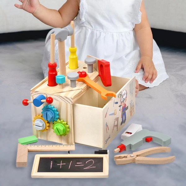 Simulering Demontering Carpenter Tool för födelsedagspresent Pojke Girl Förskola