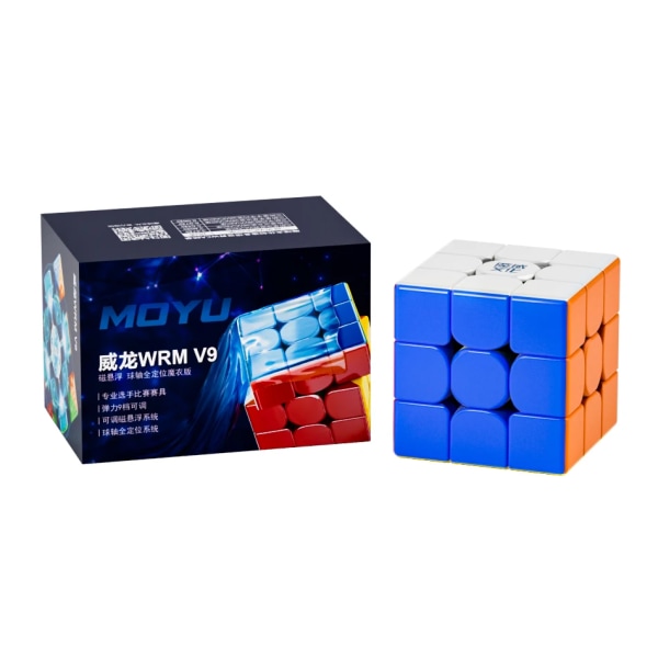 [Funcube] MoYu wellong V9 3x3x3 magic kub weilong WRM MagLev Ball-Core UV 3x3 Professional Magnetic Magic Cube Ball Core UV Coated