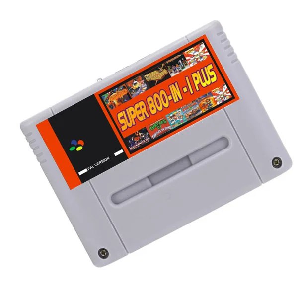 Super DIY Retro 800 i 1 PLUS spelkassett för 16 bitars spelkonsolkort Kina version grey