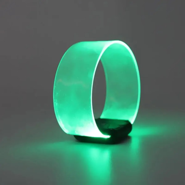 LED-batteri Ljusavgivande armband Underhållning Jubelrekvisita Nattlöpning red