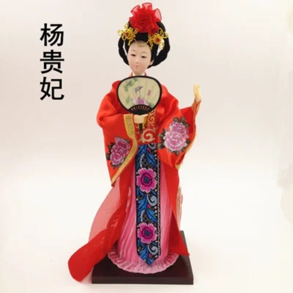 Japansk folklig stil orientalisk kimono Geisha Kabuki docka för husdekoration Utsmyckning Samlarföremål Hantverkspresent