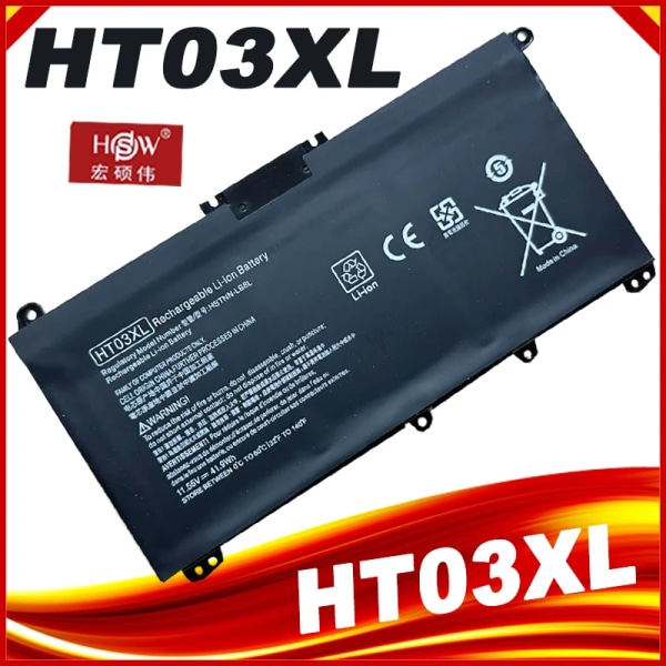 Laptopbatteri HT03XL För HP Pavilion 14-CE 14-CF 14-CK 14-CM 14-DG 14-DF 15-CS 15-DA HSTNN-LB8L L11421-421 Batterier