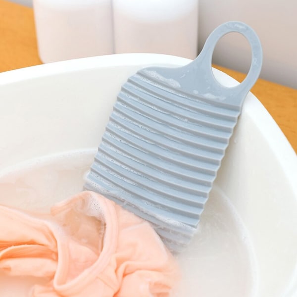 Bärbar Rese Mini Tvättbräda Tvättprodukter Halkfri Tvättbräda Tvätta Barnkläder Strumpor Rengöringsverktyg white