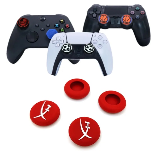 NYTT Mjukt silikon cover för Playstation5 PS5 XBOX Series X/S Gamepad Joystick Controller ThumbStick Caps 45450