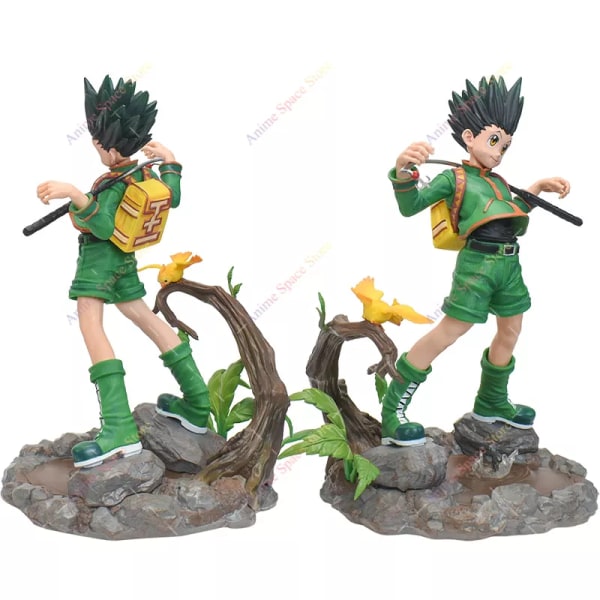 Anime Hunter x Hunter Figure Killua Zoldyck Gon Freecss Figurine Leksaker PVC Action Figur Kurapika Modell Doll Toys Presenter