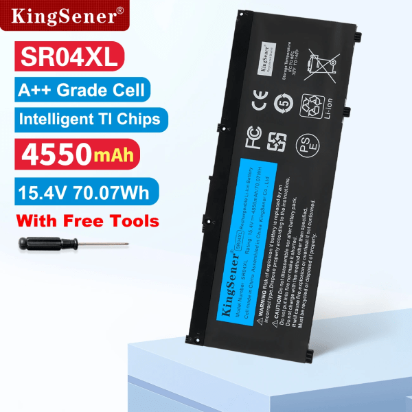 Laptopbatteri KingSener SR04XL för HP OMEN 15-CE 15-CB 15-CE015DX 15-CB014ur TPN-Q193 TPN-Q194 TPN-C133 HSTNN-DB7W 917724-855