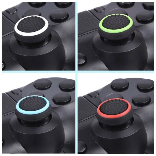 4/10PCS Controller Thumb Silikon Stick Grip Cap Cover för PS3 PS4 XBOX one/360/series x Switch Pro Controllers Speltillbehör 04 4pcs