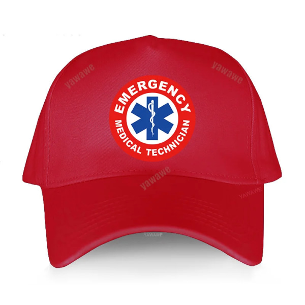 Stolt Paramedic EMT Emergency Medical Technician Medic Rescue Graphic Baseball red