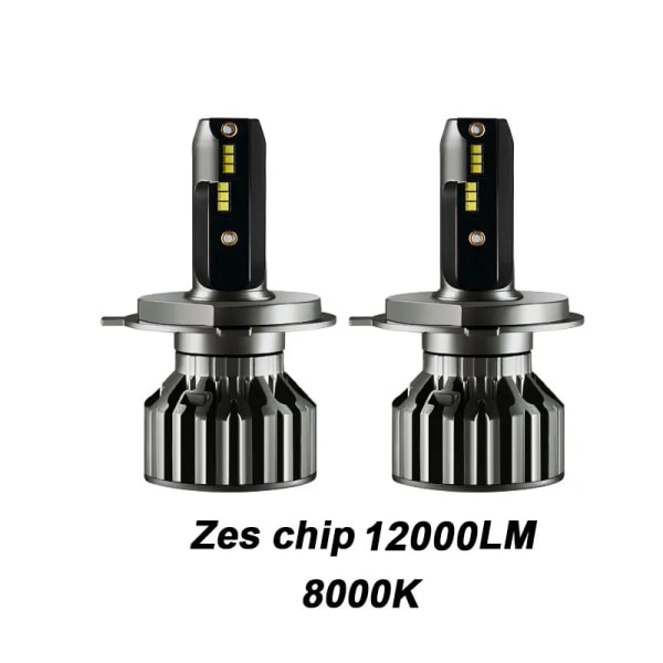 ZES 8000K-UppgraderingschipZES Chip H7 LED Auto Bilstrålkastare Glödlampor Mini H4 LED H11 H8 HB4 H1 H3 HB3 9005 9006 880 881 H27 20000LM LED-lampa Dimljus 12V ZES 8000K-Upgrade chip 9005/HB3