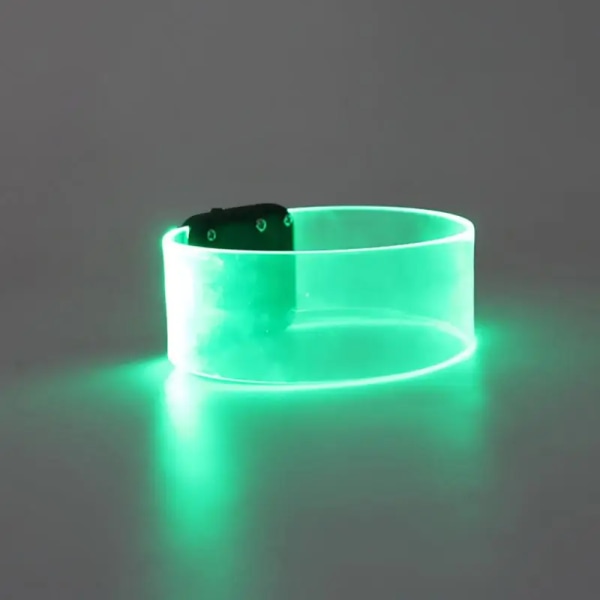 LED lysande armband Halloween rekvisita Batteri Ljusavgivande band Festival Glow Type 1