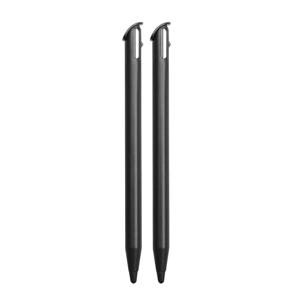 2 st Stylus Pennor för ny 3DS XL Spelkonsol Ersättningspenna Plast Touch Screen Penna Svart Vit B