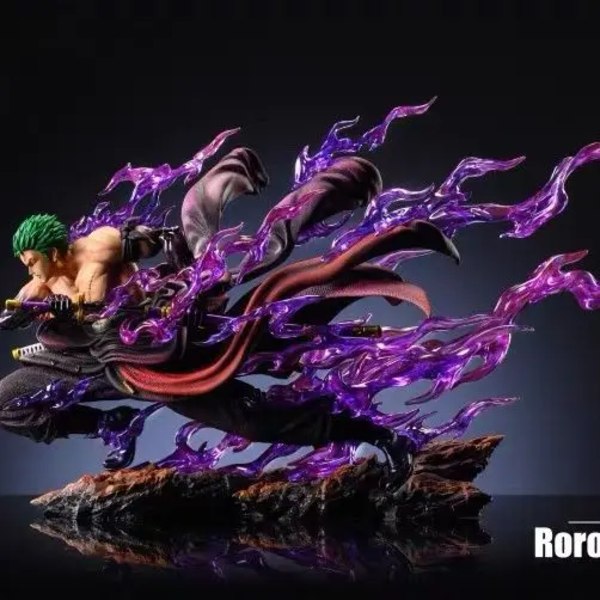 21cm One Piece Anime Figur Roronoa Zoro Figurine Pvc Gk Staty Staty Model Doll Collection Room Decora Skrivbordsleksaker Present with box