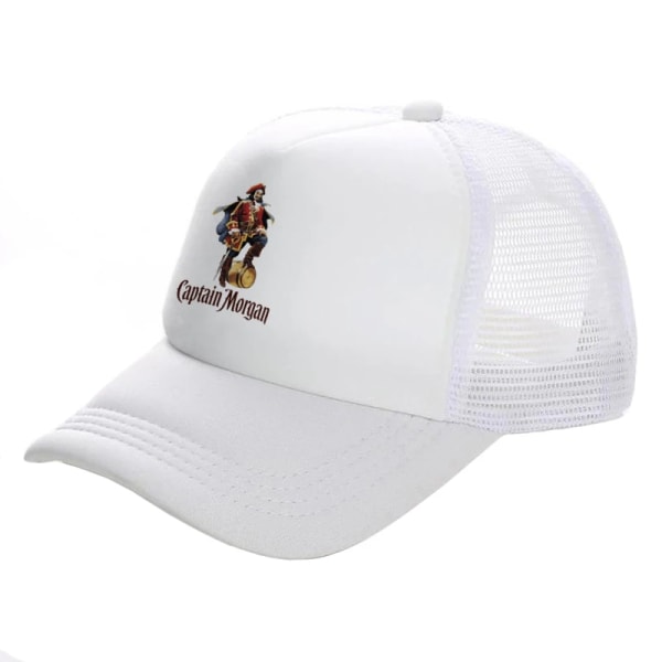 Captain Morgan Logo Trucker Cap Herr Rolig Hat Baseball Cap Cool Sommar Unisex As Picture