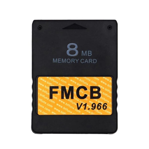 Bitfunx gratis McBoot v1.966 8MB/16MB/32MB/64MB minneskort för PS2 FMCB version 1.966 FMCB 8MB v1.966
