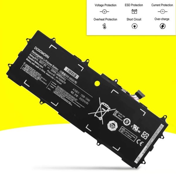 Laptopbatteri AA-PBZN2TP för Samsung Chromebook XE500T1C-905S3G XE303C12-A01US XE500T1C- 910S3G-serien i lager Hög kvalitet