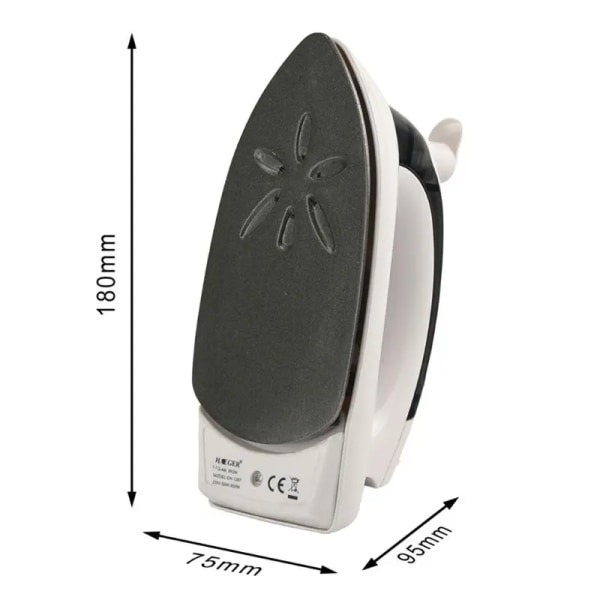 Mini bärbar hopfällbar elektrisk ångstrykjärn för kläder med 3 växlar bottenplatta Handhållen strykjärn Hem Resa Drop Shipping-1 1