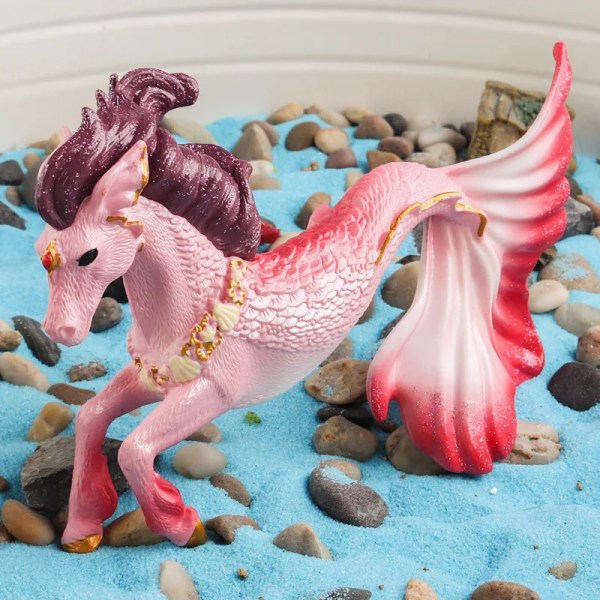 Simulering Saga Fluga Häst Modell Mytisk regnbåge Pegasus Actionfigurer Djurfigurer Barn Pedagogisk samling Leksak
