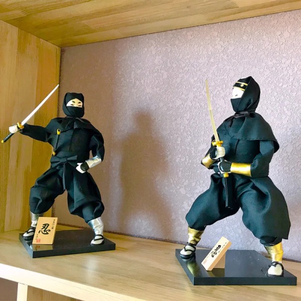 30 cm traditionella japanska samuraj-ninjafigurer Statyer Japanska dockor Ornament Sushirestaurang Heminredning Presenter