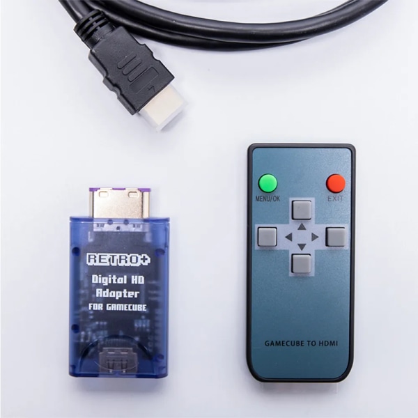 Retroplus Tech Digital HDMI Adapter För Nintendo Gamecube HDMI-kompatibel Line Doubler För NGC Converter Kablar Speltillbehör NGC Hdmi Adapter