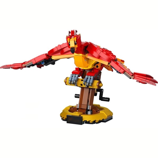 Magic Movie Series Phoenix Delivery Owl Model Bricks Kompatibel med 75979 76394 Byggklossar Leksaker för barn Presenter 99917