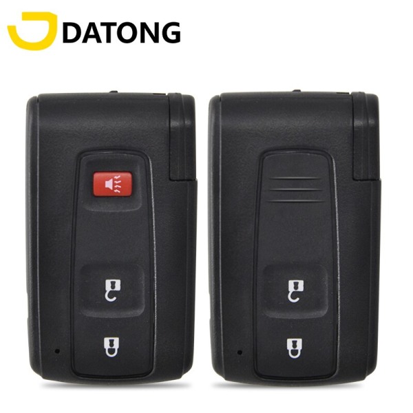 Datong World Car Remote Key Shell Case, Toyota Prius 2004-2009 Camry Cortrustverso, ersätt Keyless Entry Pomfête Ity Card Cover 3 boutons