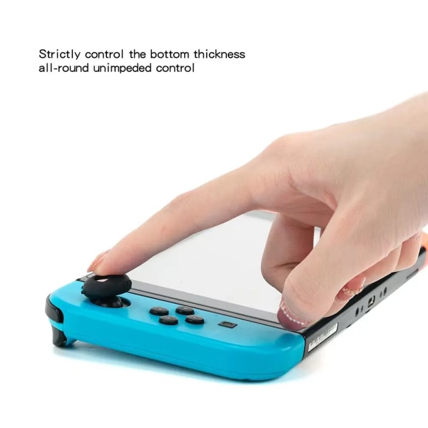 Nya söta djur Silikon mjuk tumsticks cover för Switch Oled NS Lite Joy-con Controller case A