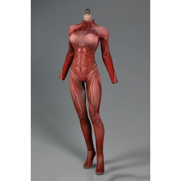 1/6 kvinnlig hög elastisk botten Stretch Amazing Spider Girl Tight Jumpsuit 3D printed Body Suit Battle Suit för 12\ 8