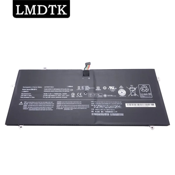 Laptopbatteri LMDTK Nytt L12M4P21 för Lenovo Yoga 2 Pro 13 tum 121500156 2ICP5/57/128-2 L13S4P21 2CP5/57/123-2 7,4V 7400mA