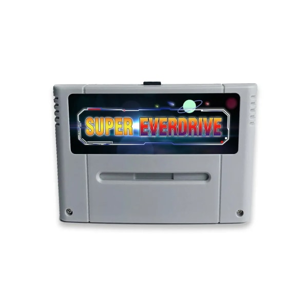 KY Technology Super 800 in 1 Pro Remix Game Card för SNES 16-bitars videospelskonsol Super EverDrive Cartridge ReginFree BlackShell