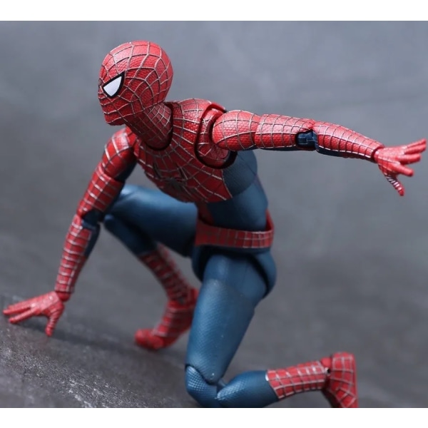 SHF Spider Man 3 Actionfigurer Tobey Maguire Anime Figur PVC Staty Staty Modell Collection Leksak Heminredning Barn Födelsedagspresent