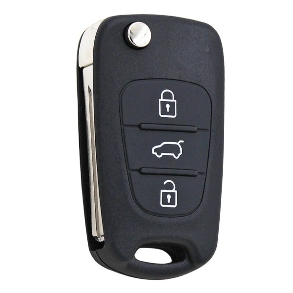 Intelligent bilnyckel hopfällbar med 3 knappar, Kia Ceed, Picanto Sportage, Hyundai i20, i30, celebration 35, blad ej skuren For Hyundai