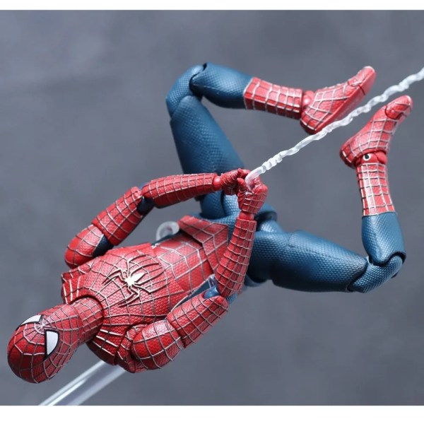 CT Shf Spiderman Tobey Maguire Actionfigur Anime 2099 Spider Man: No Way Home Figurer Toy Collection Modell Figurine Doll Present