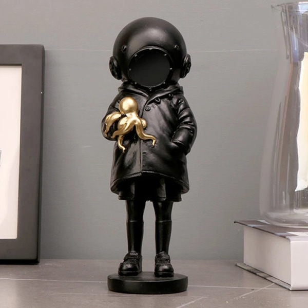 Nodic DeepSea Diver Statyer Banksy Skulpturer och figurer Heminredning Lyx Vardagsrum Inredning Skrivbordstillbehör