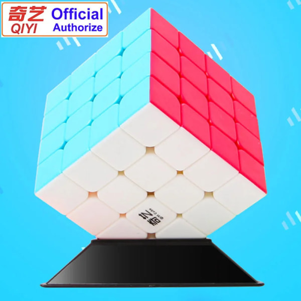 Magic Cube 4x4x4 6CM full stängning Mycket feltolerant Icke-kortvinkelhastighet Pussel Cubo Magico solid