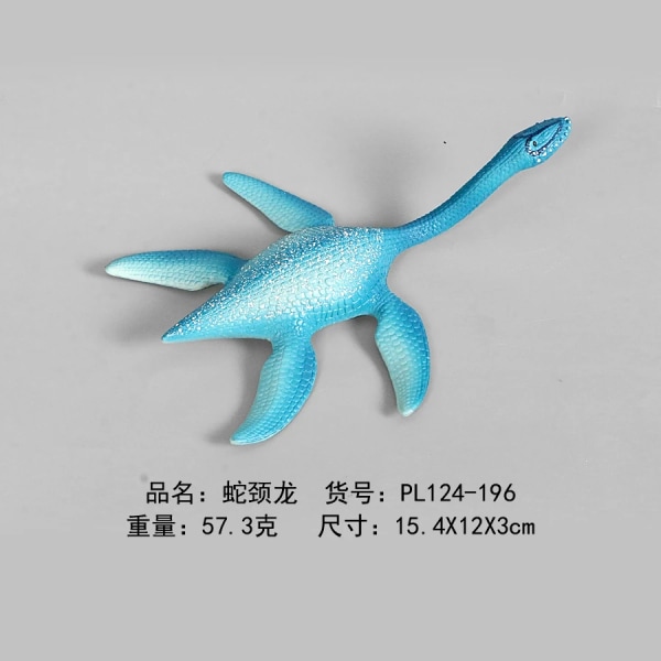 Big Dinosaur Models Leksaker Pterodactyl, Mosasaur, Hydrasaurus, Neptune Dragon Simulation Figurine, PVC Action Figure Collection Toy