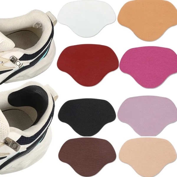 Innersulor Hälreparation Subvention Sticky Shoes Hole In Cobbler Sticker Back Sneaker Fodrad med Anti-Wear After Heels Stick Fotvård Pink