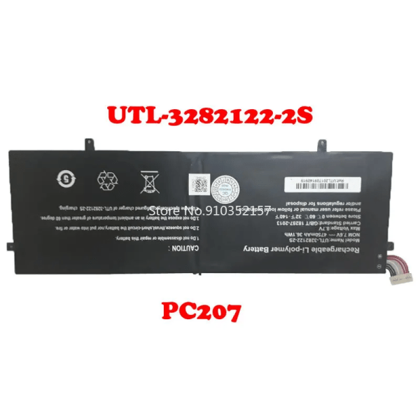Laptopbatteri för Multilaser Legacy Air PC205 ML-CN01 PC206 PC207 PC222 PC224 PC240 UTL-3282122-2S PC205 ML-CN01 10PIN 7Lines