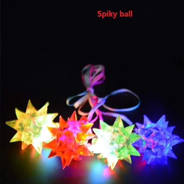 24st Glödande Kristallstjärna Halsband LED leksaksljushänge Sjöstjärna Jelly Animal jelly star ball