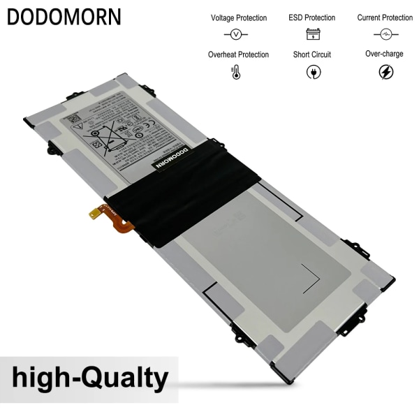 Laptopbatteri DODOMORN EB-BW720ABA För Samsung Galaxy Book 12 SM-W720 Chromebook Titan V2 XE520QAB XE521QA SM-W727V EB-BW720ABS