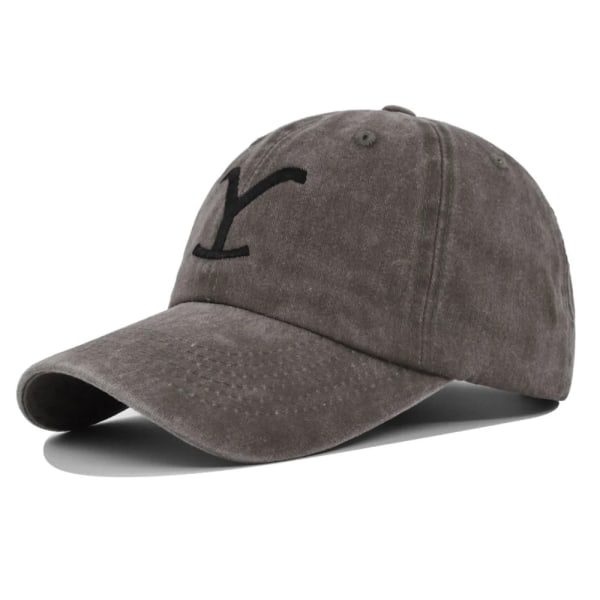 Yellowstone Dutton Ranch baseballkepsar Yellowstone Hat Vintage broderad hatt M-DX-coffee 2