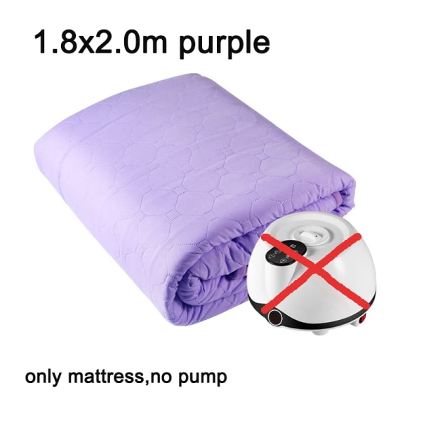 Elektrisk filt Vattenvärmefilt Säker Varmvärmare Sängtermostat Ingen strålning Vattencirkulation Värmemadrass-1,8x2,0cm lila matta 1.8x2.0cm purple mat