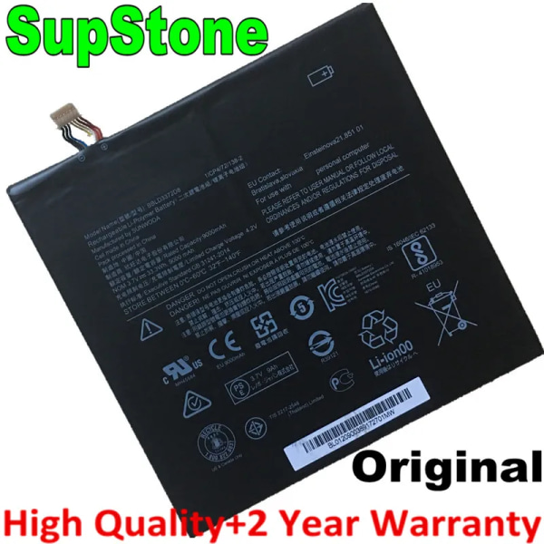 Laptop Batteri SupStone Ny Original BBLD3372D8 5B10N38140 För Lenovo IdeaPad Miix 320-10ICR Miix325-10ICR 80XF000YGE 80XF002HMZ